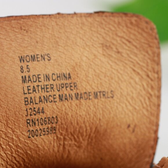 Duluth Womens Andina Boot Size 8.5 Brown Leather Lace Up Comfy Crepe Sole Bootie - Picture 11 of 11